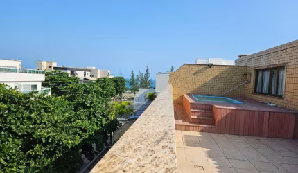 Venda de Cobertura de Luxo no Recreio dos Bandeirantes, Rio de Janeiro-RJ  4 Quartos, 4 Suítes, Vista Mar  408m²  5 Vagas