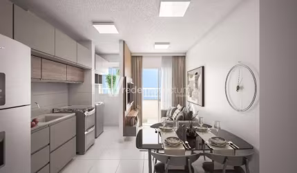 Apartamento com 2 quartos à venda na Rua Manoel de Aquino Pereira, 337, Jardim Yeda, Campinas, 41 m2 por R$ 229.990