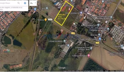 Terreno comercial à venda na Rodovia Professor Zeferino Vaz, Km 119,5, Betel, Paulínia por R$ 18.670.000