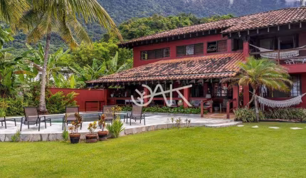 Casa com 5 dormitórios à venda, 576 m² por R$ 10.000.000,00 - Guaecá - São Sebastião/SP