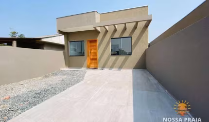 Casa com 2 dormitórios à venda, 44 m² por R$ 255.000,00 - Jardim da Barra - Itapoá/SC