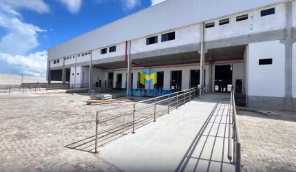 Alugue galpão em Prazeres as margens BR-101.  Condomínio com 2.328m² 6 docas Crossdocking.