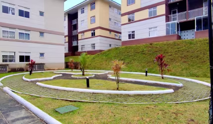 Apartamento com sacada à venda em Curitiba, Campo de Santana - Minha Casa Minha Vida