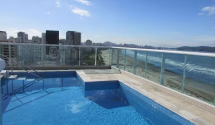 Residencial L´orizzonte, em frente à praia, em Santos