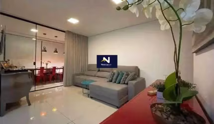 Apartamento 126m², 4 quartos, 2 suítes, 3 vagas e lazer no Buritis
