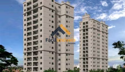 Apartamento para Locação em Jacareí, Parque Santo Antônio, 2 dormitórios, 1 suíte, 2 banheiros, 1 vaga