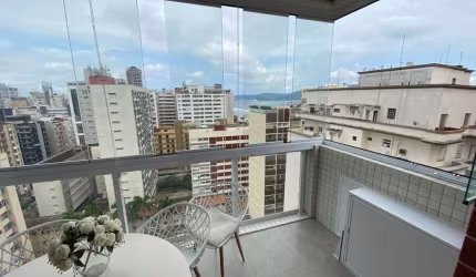 Apartamento com 1 dormitório à venda, 46 m² por R$ 899.000,00 - Boqueirão - Santos/SP