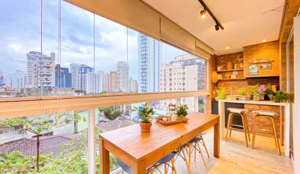 Apartamento com 3 dormitórios à venda, 159 m² por R$ 2.100.000,00 - Embaré - Santos/SP