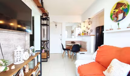 Apartamento com 2 dormitórios à venda, 54 m² por R$ 400.000,00 - Aparecida - Santos/SP