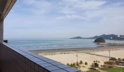 APARTAMENTO REFORMADO VISTA MAR  GONZAGA