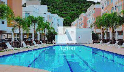 Apartamento 2 quartos Mobiliado em condomínio clube na Praia de Canasvieiras