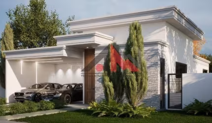Casa Linear  4 quartos com área de lazer privativa e Club - Alphaville  Rio Costa do Sol