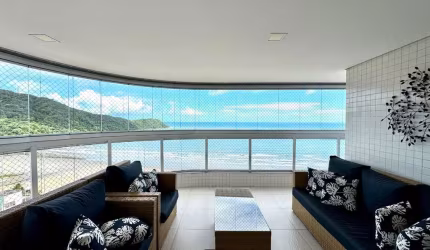 Apartamento com 4 quartos para alugar no Canto do Forte, Praia Grande , 213 m2 por R$ 15.300