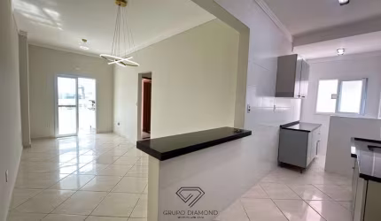 Apartamento com 2 quartos para alugar na Vila Caiçara, Praia Grande , 62 m2 por R$ 3.000