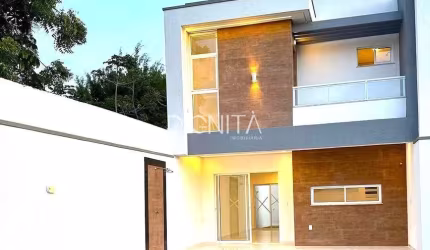 Casa Duplex com Energia Solar, 3 Suítes, Suíte Máster com closet e varanda- Eusébio