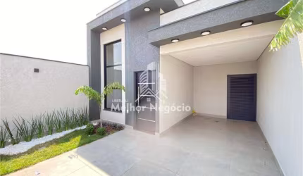 Casa à venda com 03 dormitórios sendo 01 deles suíte no loteamento Vila Verde em Hortolândia/SP