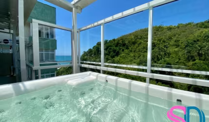 Excelente Cobertura Penthouse, com 3 suítes e vista para o mar, na Praia Grande, em Ubatuba – SP