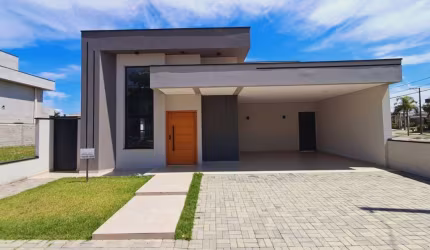Linda casa térrea 3 dormitórios 1 suíte 300 m² AC Condomínio Terras do Vale Caçapava SP