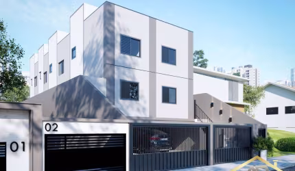 Sobrados Novos, Fase de Construção, 2 Dormitórios, 2 Vagas em Carapicuíba.