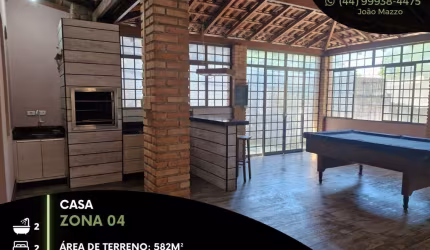 CASA ZONA 04 - RUA VISCONDE DE NACAR
