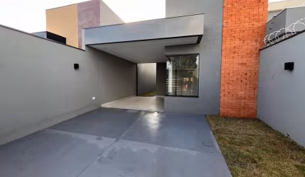 Casa para Venda em Campo Grande, Vila Nasser, 3 dormitórios, 1 suíte, 2 banheiros, 1 vaga
