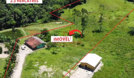 Sítio à venda no bairro Vila Herculano - Imaruí/SC