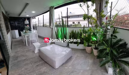 GLEBA A DO RECREIO: COBERTURA LINEAR DE 177m² E 3 QUARTOS À VENDA