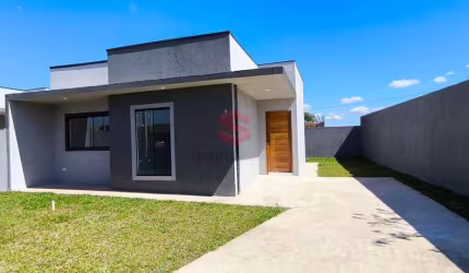 Casa nova, 02 quartos com amplo espaço de terreno, Minha Casa Minha Vida, em Balsa Nova, Paraná