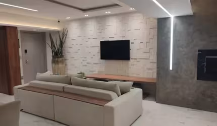 Alugo apartamento mobiliado, no Bosque da Saúde Edifício Jardins de France, 119 m², 3 quartos, 2 vagas R$10mil