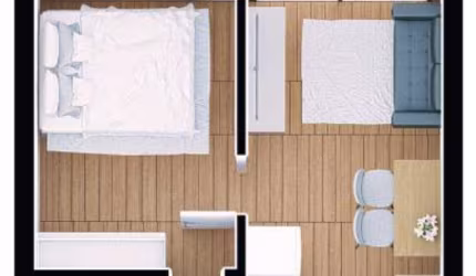 Studio no Água Verde com vaga de garagem, excelente Investimento - Plus Portão