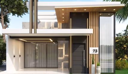 Venda de casa com 3/4 - duas suítes, espaço gourmet - Cond. Nova York – Parnamirim/RN