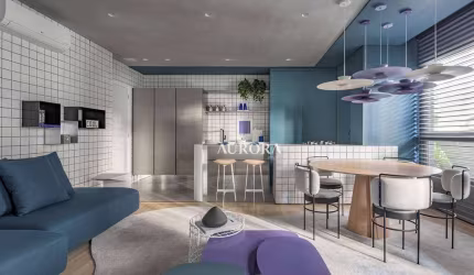 Apartamento no Edifício Blu.Ink com 2 dormitórios à venda, 62 m² - Gleba Fazenda Palhano - Londrina/PR