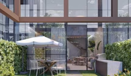 Townhouses de 135m²: 3 quartos (1 suíte) e sala flex