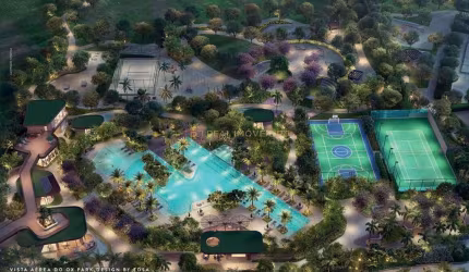 Garden de alto padrão, 3Suítes na Barra da Tijuca. Cond. Ox Park Design