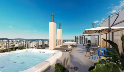 Apartamento com 2 quartos à venda na Rua Manoel Loureiro, 1145, Barreiros, São José por R$ 445.900
