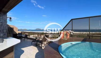 Cobertura com 4 dormitórios, 400 m² - venda por R$ 1.650.000,00 ou aluguel por R$ 7.560,00/mês - Braga - Cabo Frio/RJ