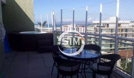 Cobertura com 3 dormitórios à venda, 225 m² no Braga - Cabo Frio/RJ