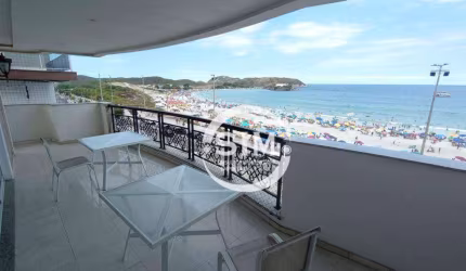 Apartamento com 3 dormitórios para alugar, 188 m² por R$ 12.000,00/mês - Praia do Forte - Cabo Frio/RJ