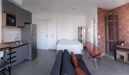 Studio Mobiliado 32 m² a 200m da estação do metrô Ana Rosa - Vila Mariana