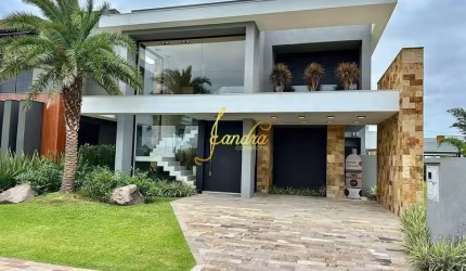 Casa condomínio nova com 04 suítes mobiliada e decorada