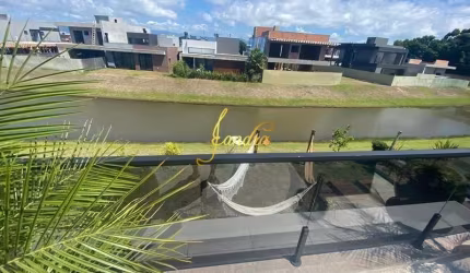 Sobrado novo Condomínio Próximo a infra e a Lagoa com 4 suites