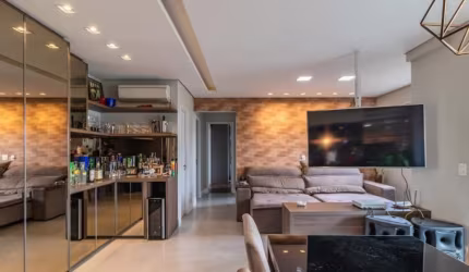 Lindo apartamento mobiliado 2 dormitórios 2 vagas Alphaville