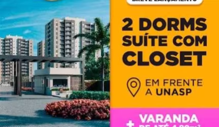 **Apartamento dos sonhos com suíte e vaga em Hortolândia**