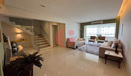 Cobertura mobiliada para venda 4 suítes e 3 vagas - 316m² - Jardim Aquarius