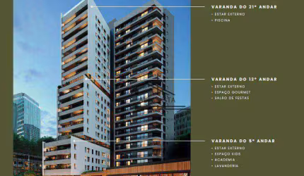 Apartamento com 2 suítes à venda, 79 m² por R$ 320.000 - Gávea - Uberlândia/MG