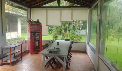 Chácara para Venda em Santo André, Parque das Garças, 3 dormitórios, 3 suítes, 5 banheiros, 3 vagas