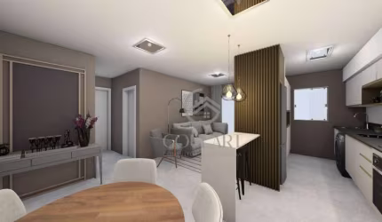 Lindo apartamento mobiliado de 2 quartos á venda na Zona Norte
