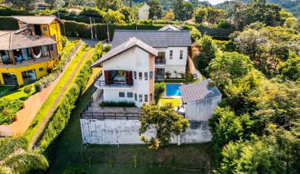 Casa Alto Padrão para Venda em Atibaia, Bairro do Portão, 4 dormitórios, 4 suítes, 7 banheiros, 8 vagas