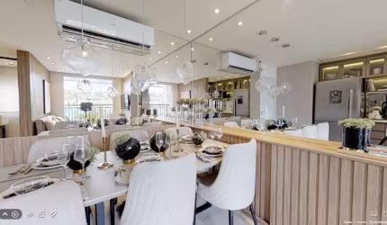 Apartamento em Santo André tem 53 metros quadrados com 2 quartos na planta.