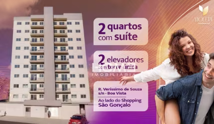 Apartamento à venda, 57 m² por R$ 247.000,00 - Boa Vista - São Gonçalo/RJ